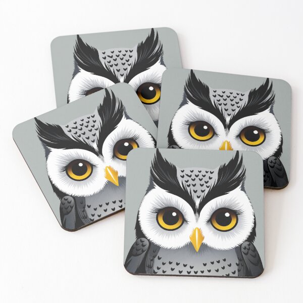 Item preview, Owl Face Symmetric Design designed and sold by CTM ArtStudio.
