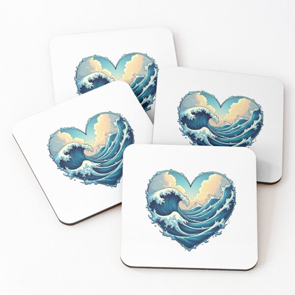 Item preview, My heart belongs to the waves designed and sold by Adorable Antics .