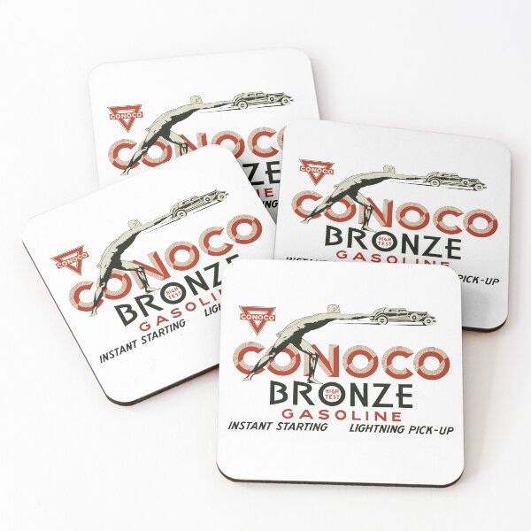 Item preview, Vintage Conoco High Test Bronze Gasoline - Instant Starting, Lightning Pickup designed and sold by QuayTradingCo.