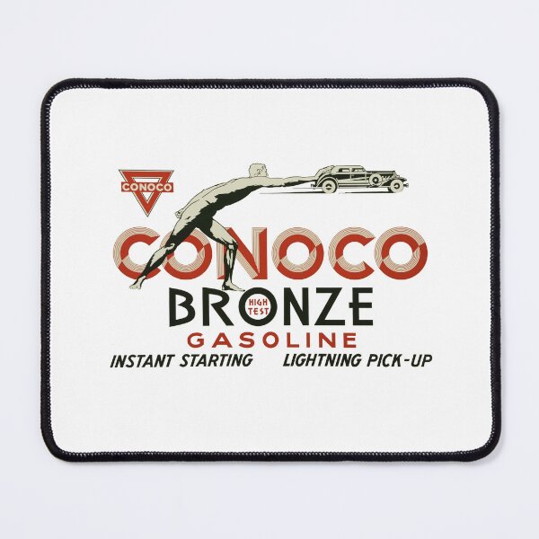Item preview, Vintage Conoco High Test Bronze Gasoline - Instant Starting, Lightning Pickup designed and sold by QuayTradingCo.