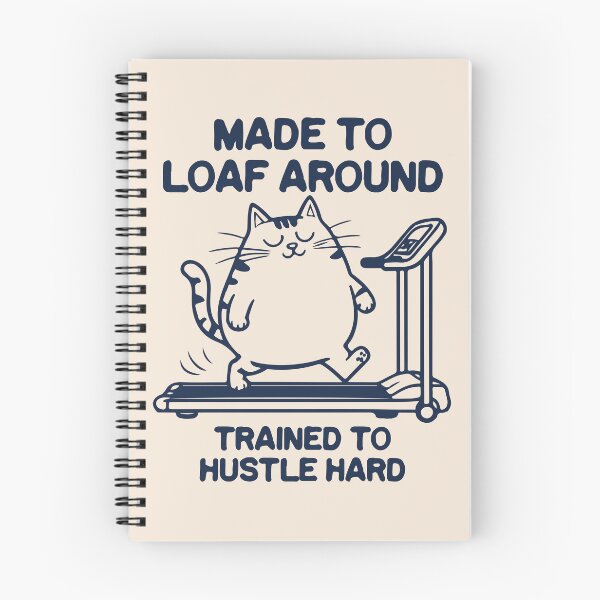 Item preview, Made to Loaf Around Retro Cat Treadmill designed and sold by FlashCraft Design.