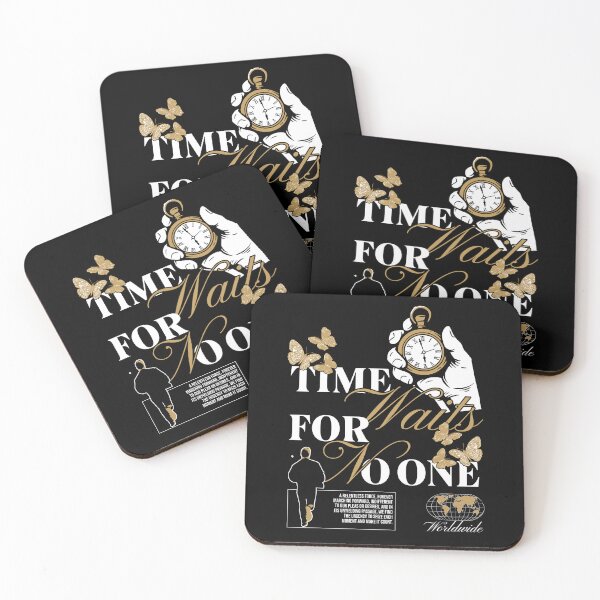 Item preview, Time Waits for No One – Seize the Moment designed and sold by Not Hugo.