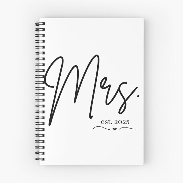 Item preview, Mrs. est. 2025 designed and sold by Stuck-by-Ashley.