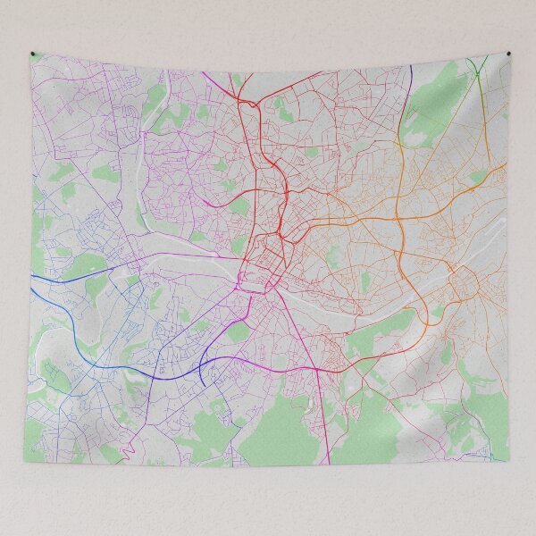 Item preview, Charleroi City Map of Hainaut, Belgium - Colorful designed and sold by deMAP.