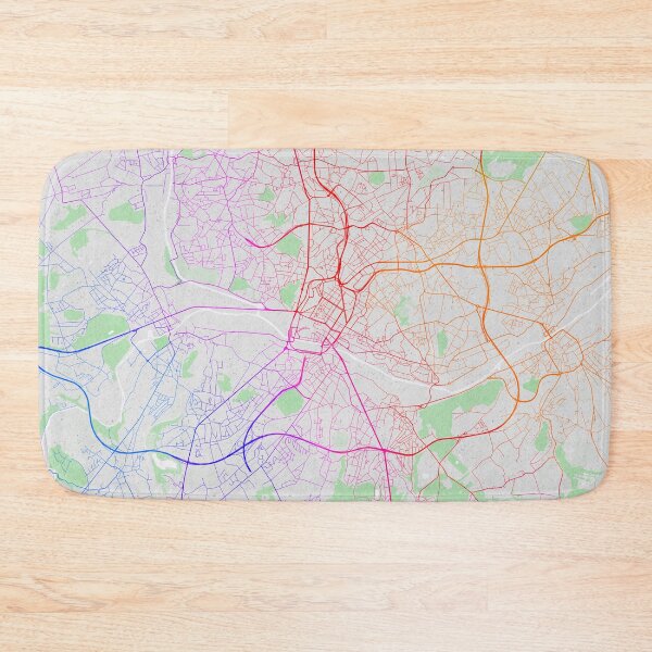 Item preview, Charleroi City Map of Hainaut, Belgium - Colorful designed and sold by deMAP.