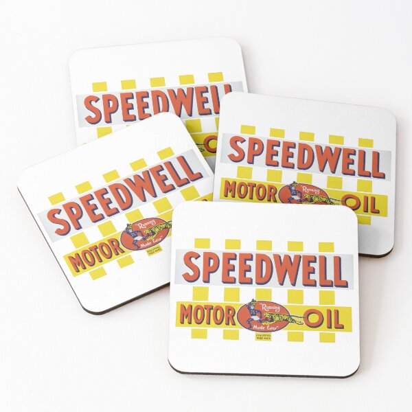Item preview, Vintage Speedwell Motor Oil - Running Made Easy designed and sold by QuayTradingCo.