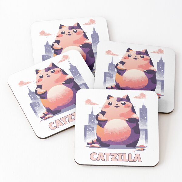 Item preview, Catzilla Attack | Cute Chubby Monster Kitty designed and sold by NovaProArt.
