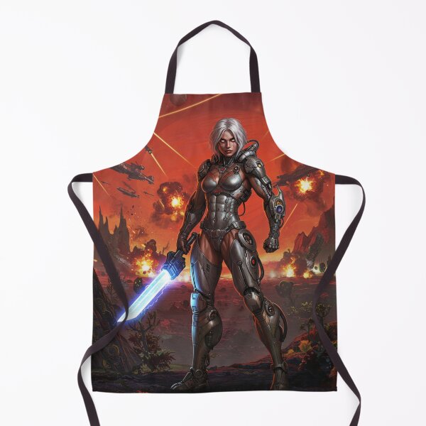 Item preview, Galactic Steel Star Warrior designed and sold by JonelleTshirts.