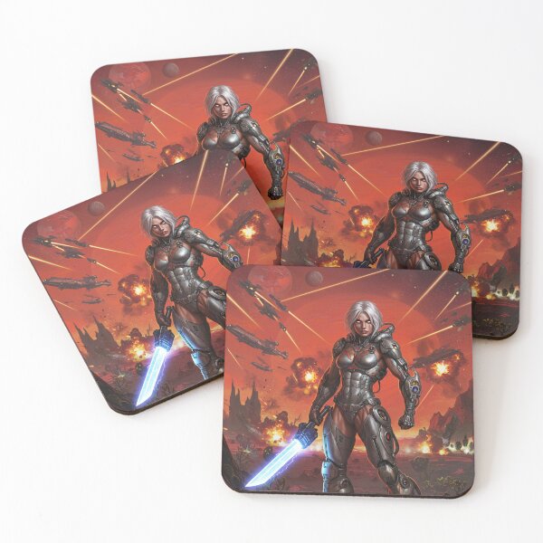 Item preview, Galactic Steel Star Warrior designed and sold by JonelleTshirts.