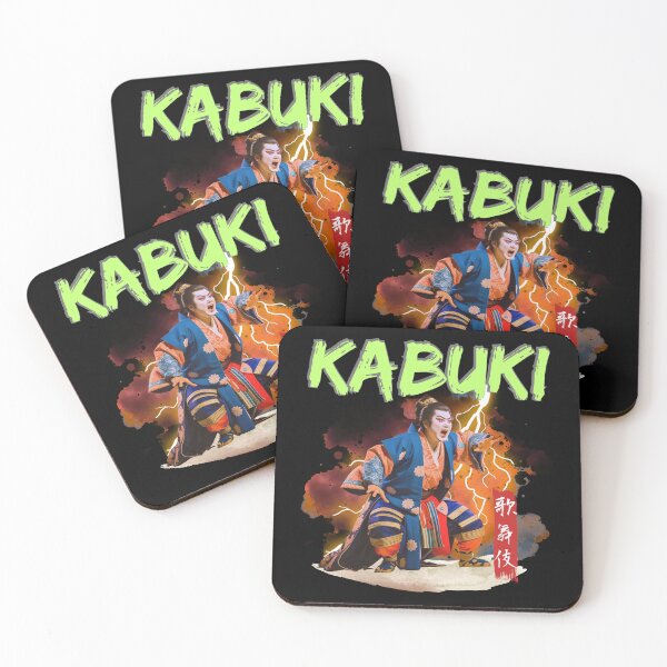 Item preview, Kabuki Actor with Thunder designed and sold by JAPANESE FAVORITES.