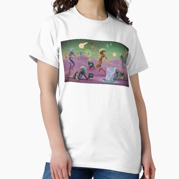 Item preview, Aliens Play -  Golf? designed and sold by shakespeare1212.