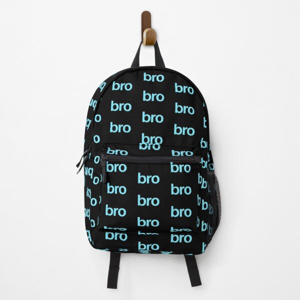 Item preview, bro in blue simple minimal typography designed and sold by Memes N Lore .