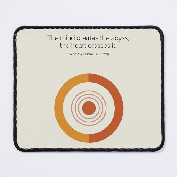 Item preview, Nisargadatta Maharaj Cross Abyss Philosophy Hinduism Quote Artwork designed and sold by kakarikihill.