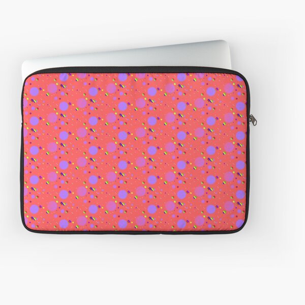 Item preview, Ultra bright dot circle pattern | vibrant red violet circles designed and sold by lausn.