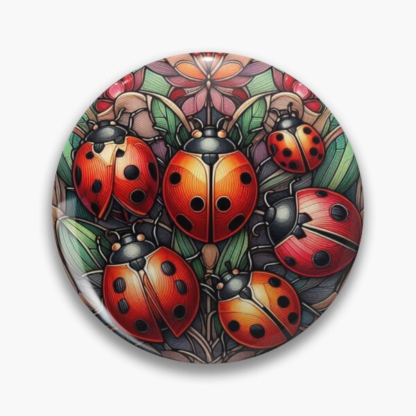 Item preview, Glass Garden Ladybug designed and sold by CAutumnTrapp.