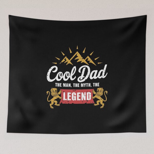 Item preview, RetroCool Dad The Man The Myth The Legend designed and sold by vintagearttee.