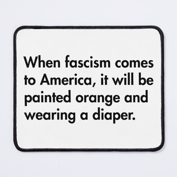Item preview, When fascism comes to America - Anti Trump (black) designed and sold by Thelittlelord.