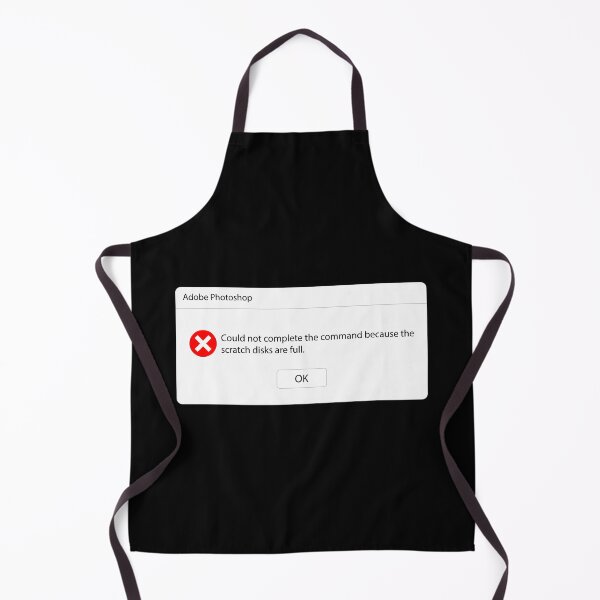 Item preview, Scratch Disks Full – Photoshop Error Popup designed and sold by BlendArts.
