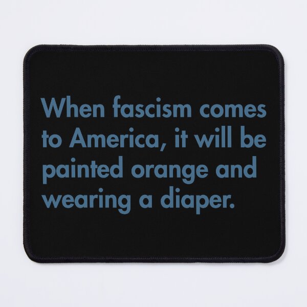 Item preview, When fascism comes to America - Anti Trump (steel blue) designed and sold by Thelittlelord.