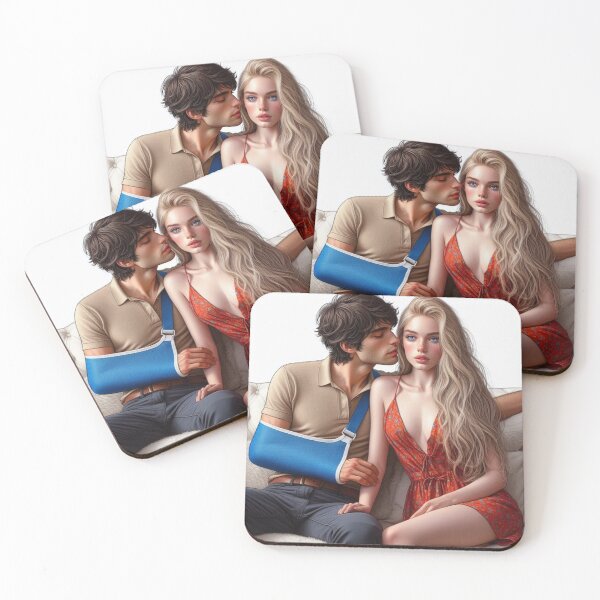 Item preview, Tevin Johnson and Madison Thomas - Couple - Character Art designed and sold by AmberRoseWrites.