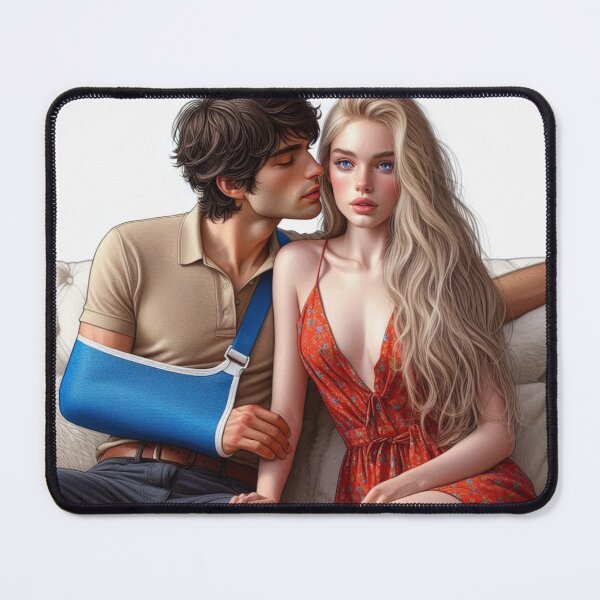 Item preview, Tevin Johnson and Madison Thomas - Couple - Character Art designed and sold by AmberRoseWrites.