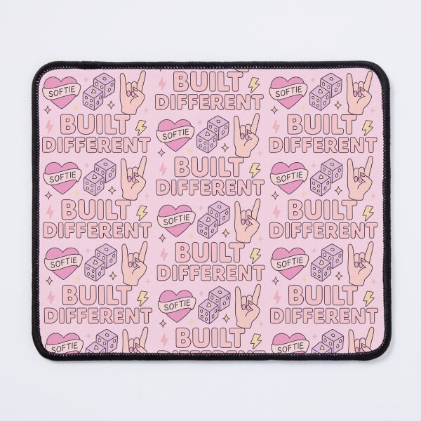 Item preview, Built Different - Pink designed and sold by Shopatmarlow.