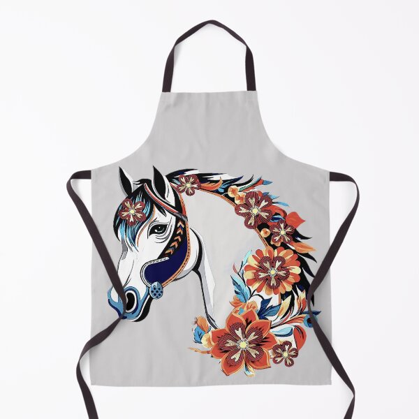 Item preview, Horse with flowers designed and sold by ViaARTfactory.