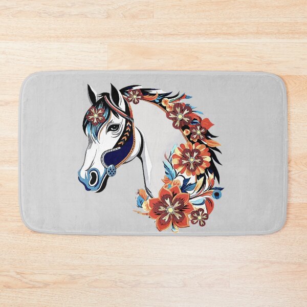 Item preview, Horse with flowers designed and sold by ViaARTfactory.