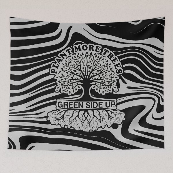 Item preview, Green Side Up: Plant More Trees Initiative - Eco Design 2 designed and sold by Bearded Jester Designs.