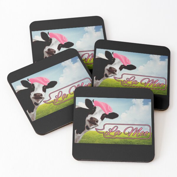Item preview, Cow Peaking La Moo in Field designed and sold by BeesNeesTees.