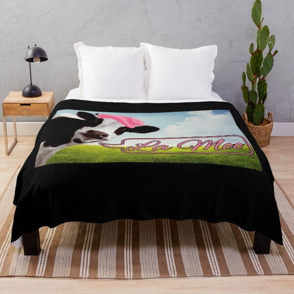 Item preview, Cow Peaking La Moo in Field designed and sold by BeesNeesTees.