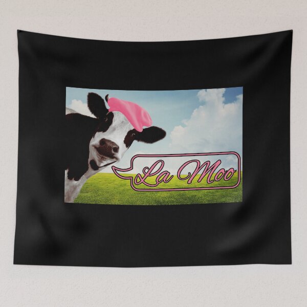 Item preview, Cow Peaking La Moo in Field designed and sold by BeesNeesTees.