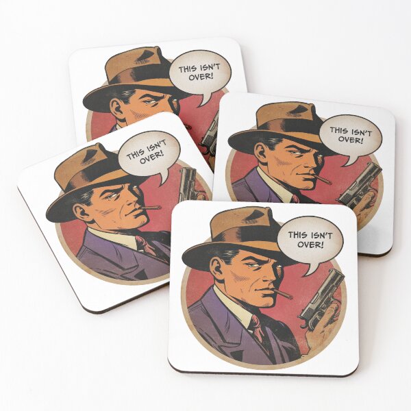 Item preview, This Isn't Over (retro comic art) designed and sold by BLVDdesign.