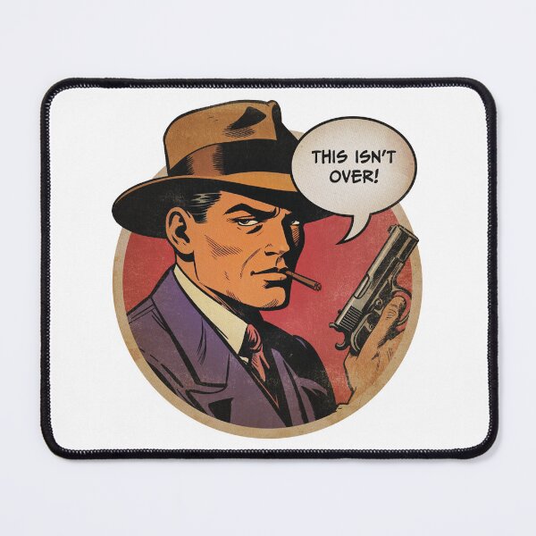 Item preview, This Isn't Over (retro comic art) designed and sold by BLVDdesign.