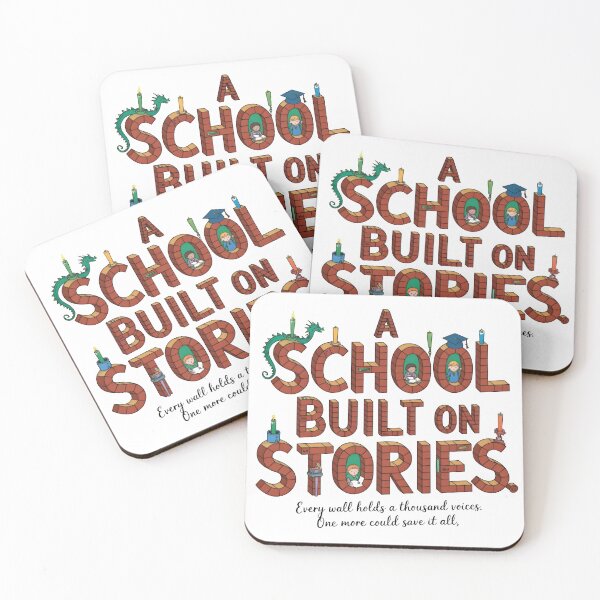 Item preview, A School Built on Stories designed and sold by Uglyandcute.
