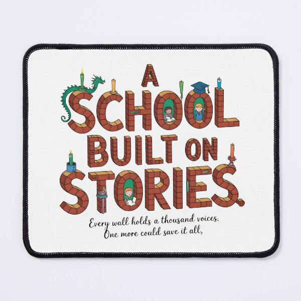 Item preview, A School Built on Stories designed and sold by Uglyandcute.