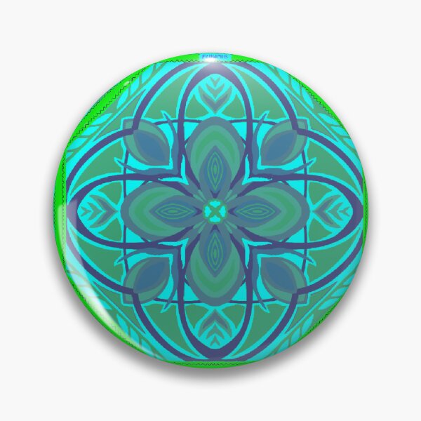 Item preview, Neon Green and Blue Flow Star designed and sold by maddy-drye.