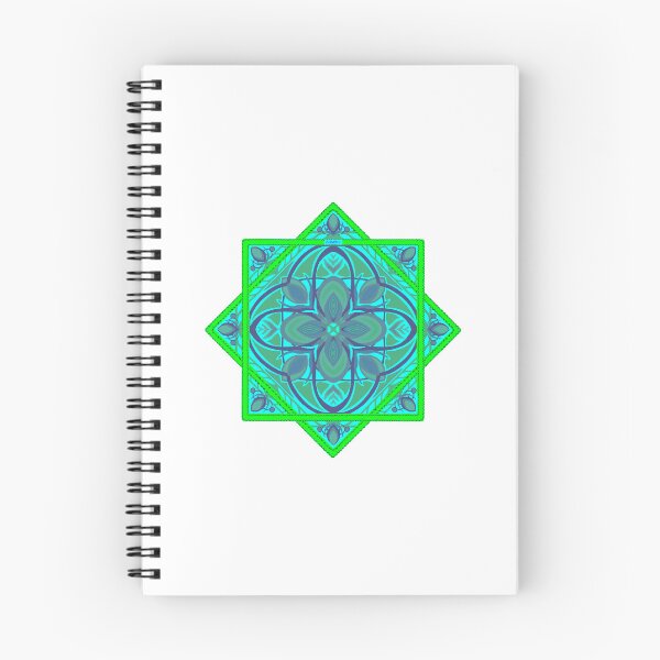 Item preview, Neon Green and Blue Flow Star designed and sold by maddy-drye.