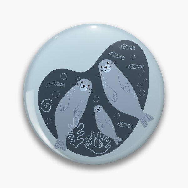 Item preview, Cute Seals Family designed and sold by AnulaArt.