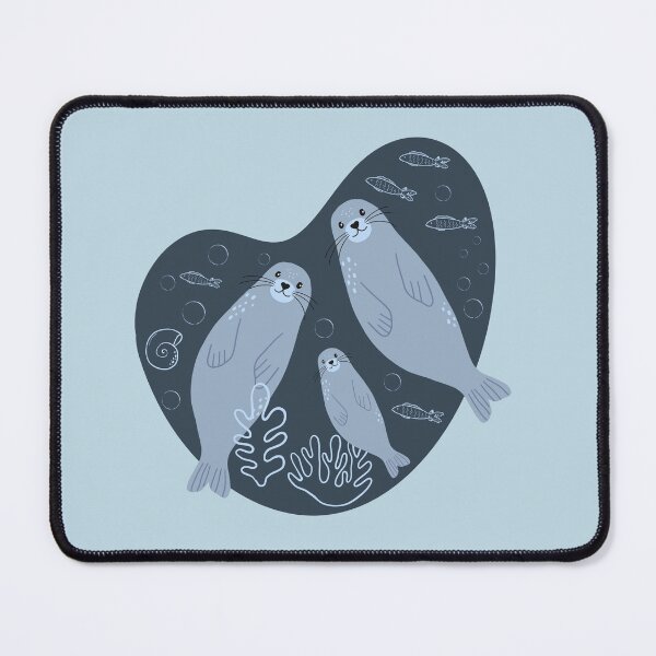 Item preview, Cute Seals Family designed and sold by AnulaArt.
