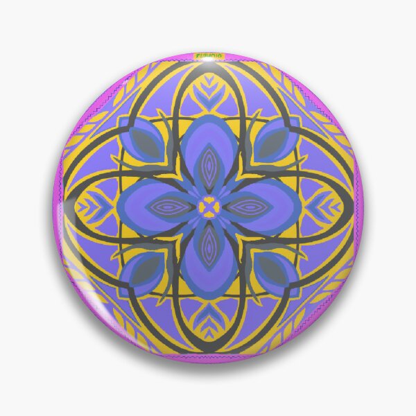 Item preview, Purple and Yellow Flow Star designed and sold by maddy-drye.
