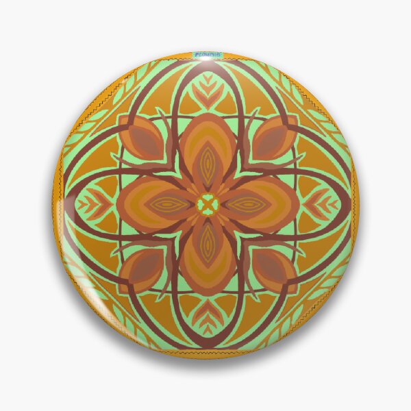Item preview, Orange and Green Flow Star designed and sold by maddy-drye.