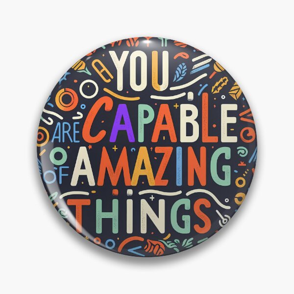 Item preview, You are capable of amazing things, typography designed and sold by maxmaj.