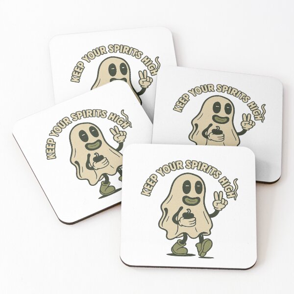 Item preview, Keep Your Spirits High – Pepe Ghost Meme Design designed and sold by mikoscha.