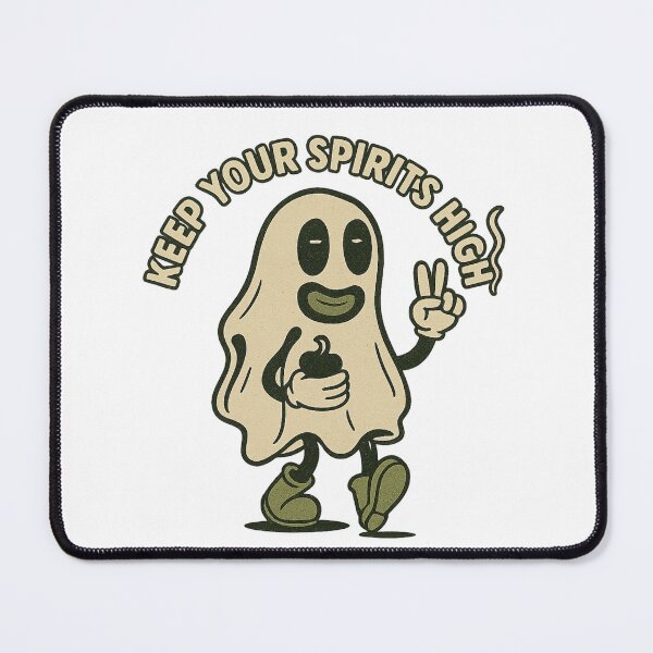 Item preview, Keep Your Spirits High – Pepe Ghost Meme Design designed and sold by mikoscha.