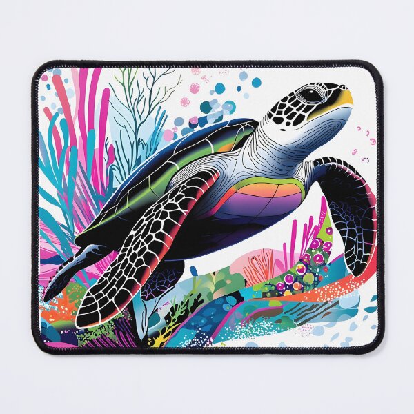 Item preview, beautiful, majestic colorful sea turtle designed and sold by dcrc.