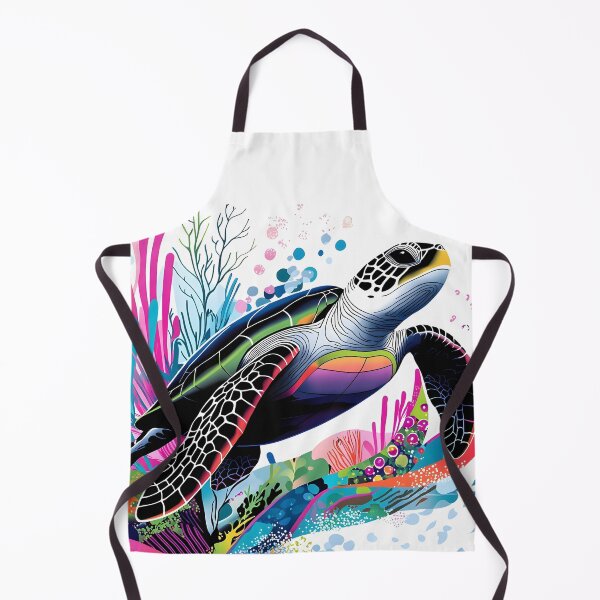 Item preview, beautiful, majestic colorful sea turtle designed and sold by dcrc.