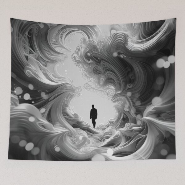 Item preview, man walking down  a void designed and sold by optimusprime39.