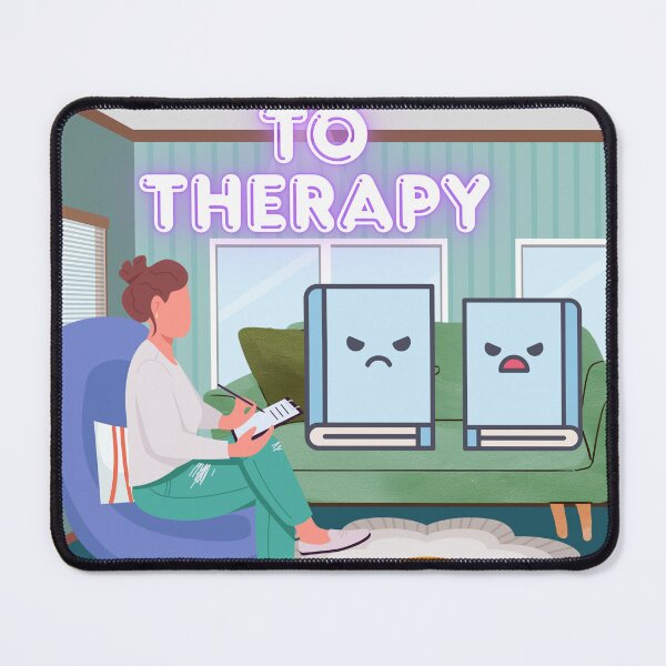 Item preview, Enemies to Lovers to Therapy – Book Trope Humor designed and sold by StudioSamanthaa.