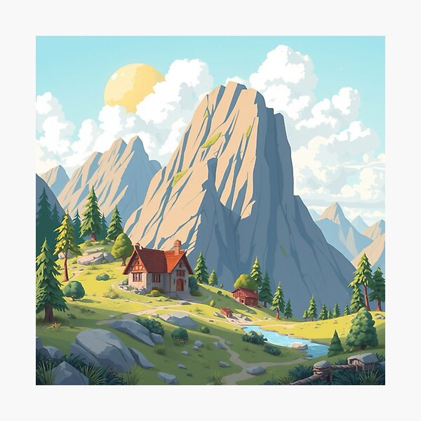 Item preview, Beautiful landscape designed and sold by Chic Palette .